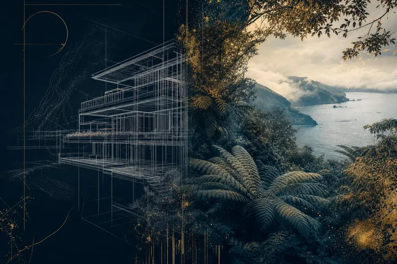 Corporate technology meets Kiwi nature design concept