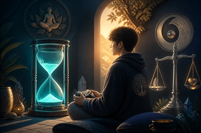 Responsible play and safe gaming illustration